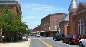 Sustainable Community: Berlin, MD - This is an image of downtown Berlin, Maryland.