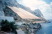 Environmental System - This is an image of a mountain meeting the sea.