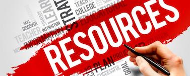 Picture of Resourcces - This is an image of a word flow chart concerning resources.